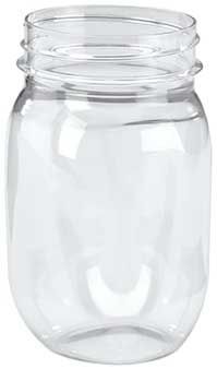 Wna Reserv Pete Clear Mason Jar, 16 Ounce -- 64 Per Case