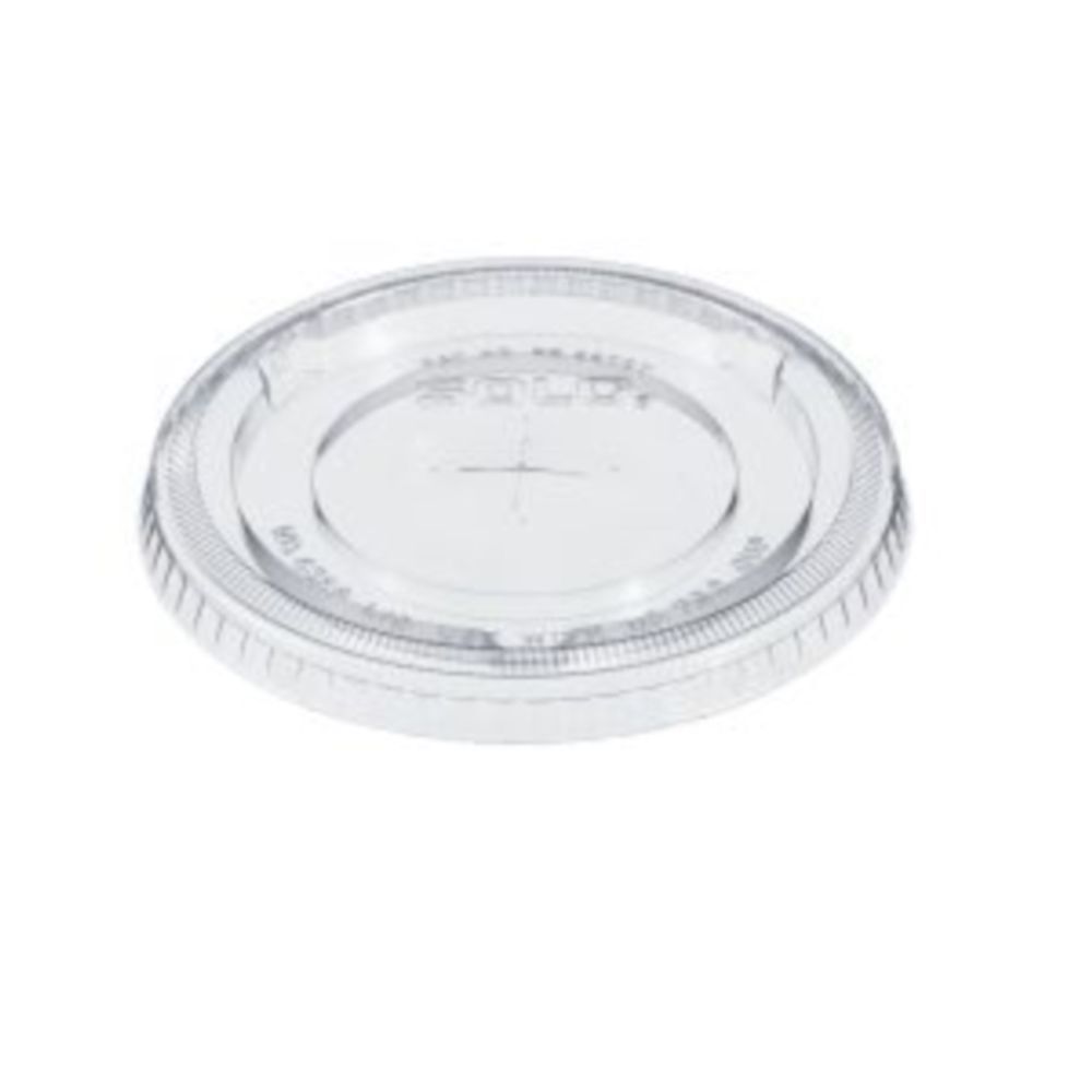 Solo Ultra Clear Pet Straw Slotted Lid For 28 To 30 Ounce Cup -- 500 Per Case