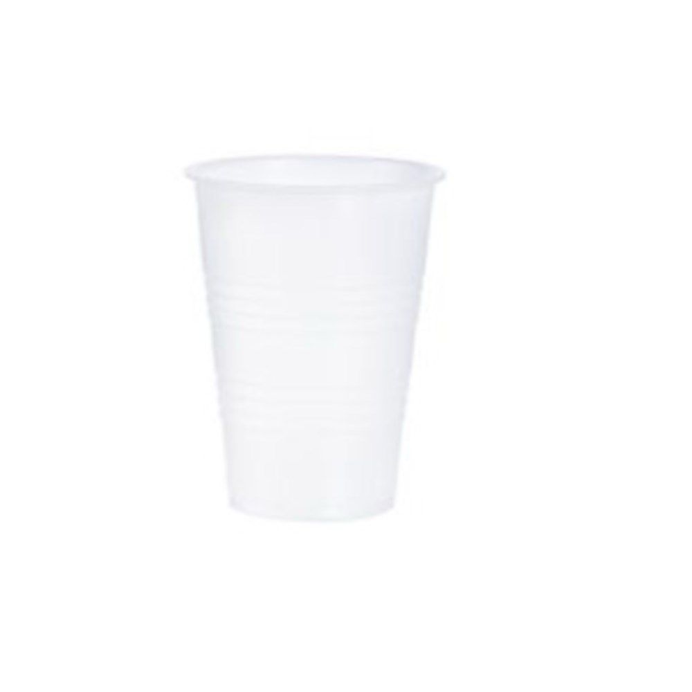 Conex Polystyrene Translucent Round Ribbed Cold Cup, 10 Ounce -- 2500 Per Case