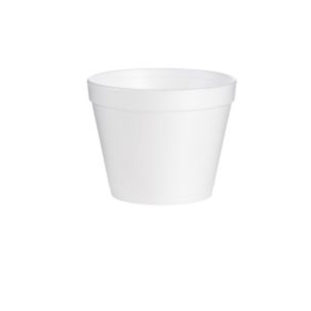 J Cup White Eps Insulated Squat Container, 24 Ounce -- 500 Per Case