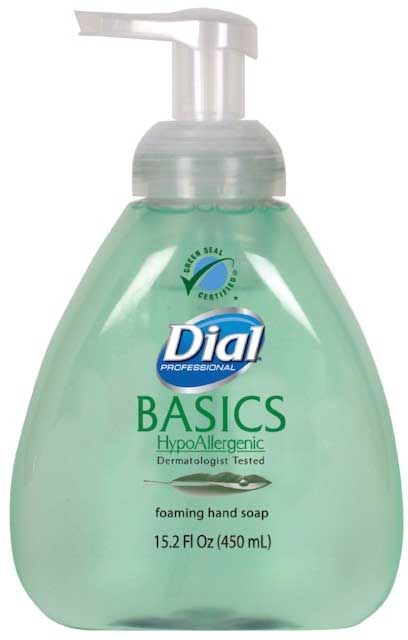 Dial Basics Fresh Scent Hypoallergenic Foam Hand Soap, 15.2 Ounce -- 4 Per Case