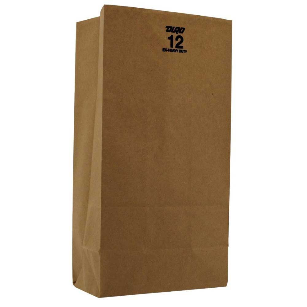 Duro Kraft Extra Heavy Duty Virgin Paper 12 Pound Bulwark Sos Bag, 7.0625 X 4.5 X 13.75 Inch, 400 Per Bale