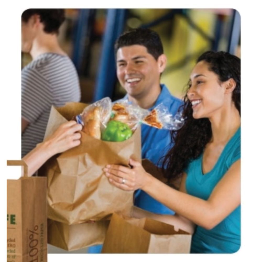 Dubl Life 1 6 Bbl 100 Percent Recycled Brown Paper Sos Sacks, 57 Pound Capacity -- 500 Per Case