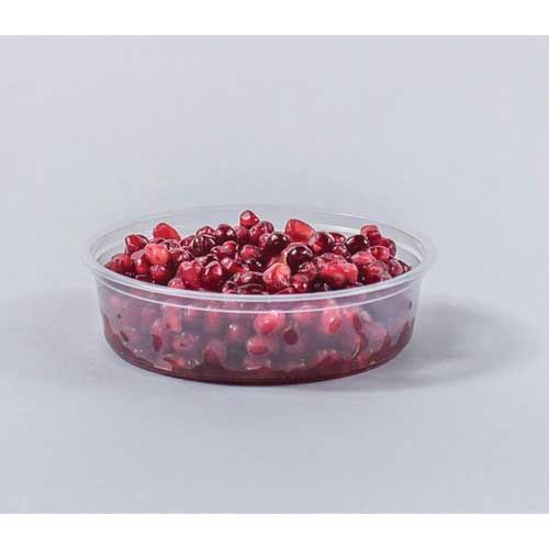 Fabri-kal Clear Polypropylene Round Combo Deli Container, 16 Ounce Capacity -- 250 Per Case