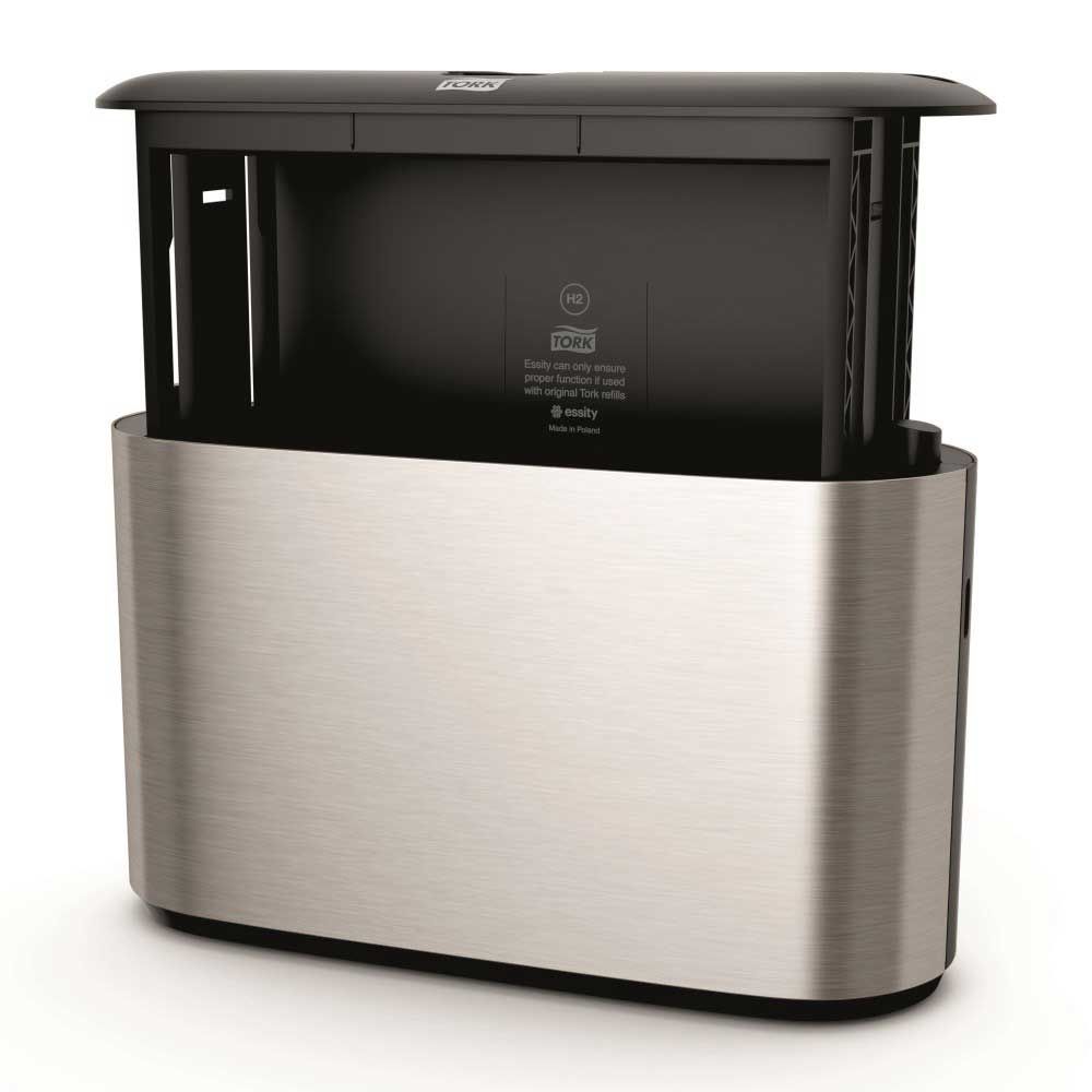 Tork Xpress Elevation Stainless Nonp Countertop Multifold Hand Towel Dispenser, 7.9 X 12.7 X 4.6 Inch