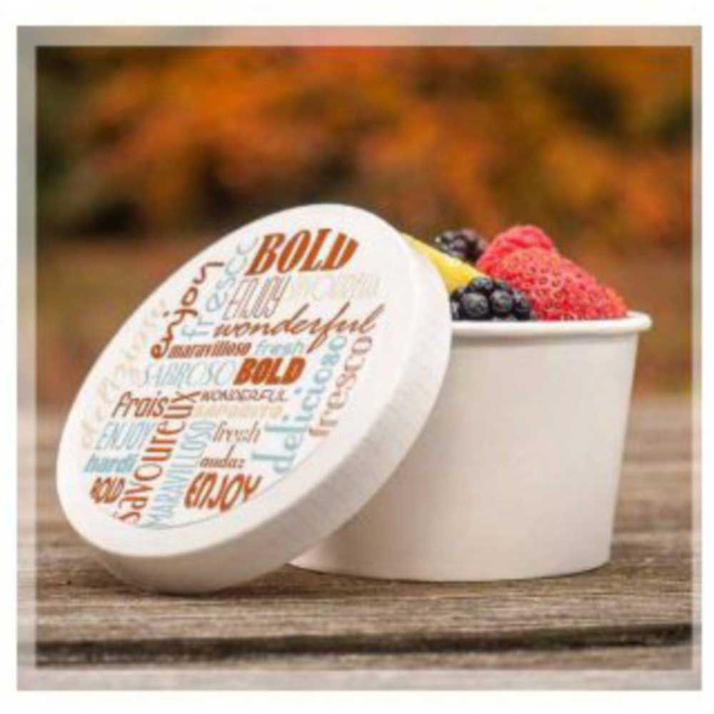 International Paper Champagne Soup Container -- 250 Per Case