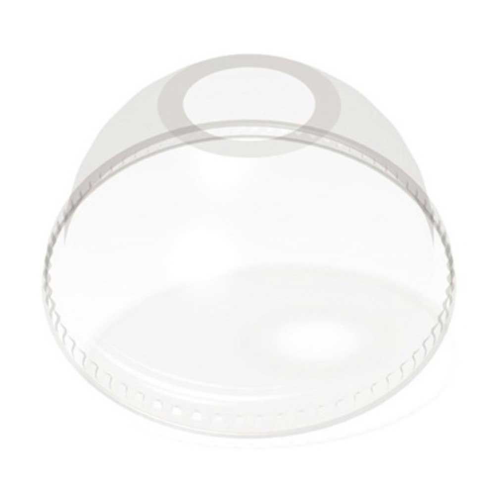 International Paper Clear Dome Lid With Small Hole For 12-24 Ounce Cup -- 1000 Per Case