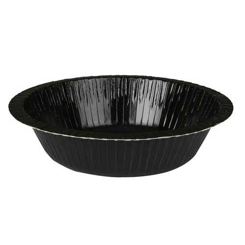 Pactiv Pressware Black Round Paper Bowl -- 500 Per Case