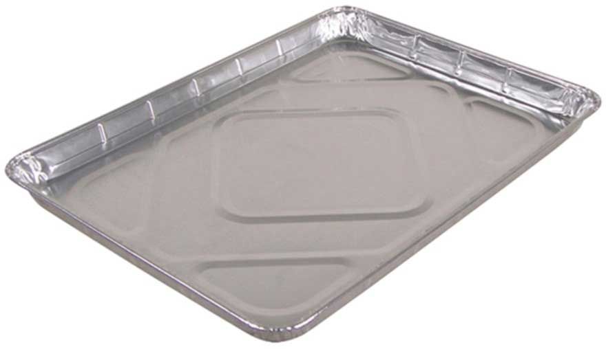 Pactiv Silver Aluminum 1/4 Sheet Cake Pan, 56.20 Ounce Capacity -- 100 Per Case