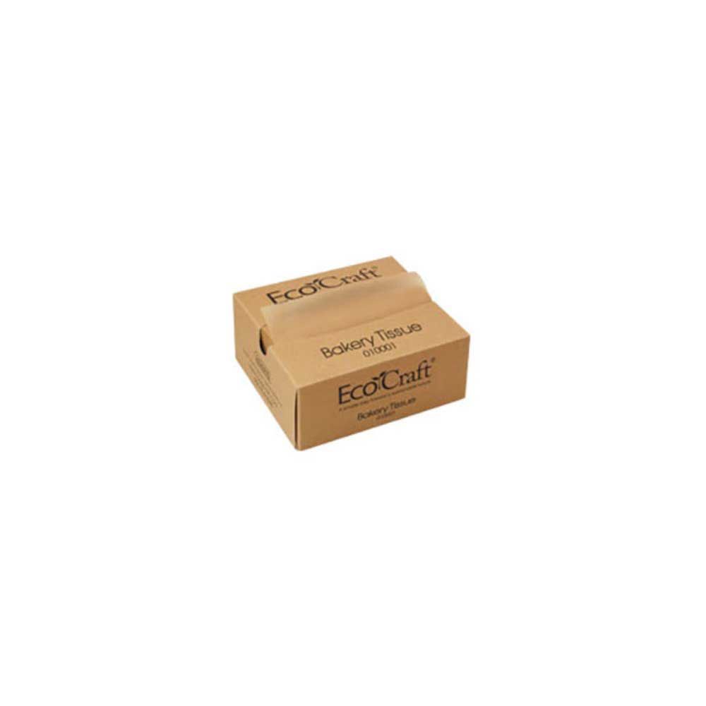 Ecocraft Natural Wax Coated Paper Bakery Interfold Tissue, 6 X 10.75 Inch -- 10000 Per Case