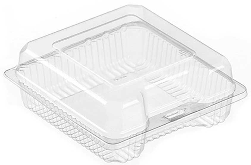 Polar Pak Pete 15 Mil Single Cavity Utility Container, 5.92 X 6.11 X 2.49 Inch -- 600 Per Case