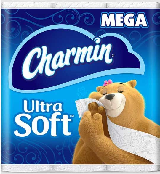 Charmin Ultra Soft Mega Roll Bathroom Tissue, 264 Sheets Per Roll -- 24 Per Case