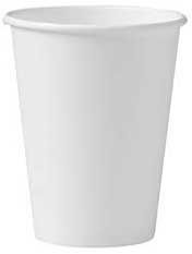 Solo White Paper Hot Cup, 12 Ounce -- 1000 Per Case