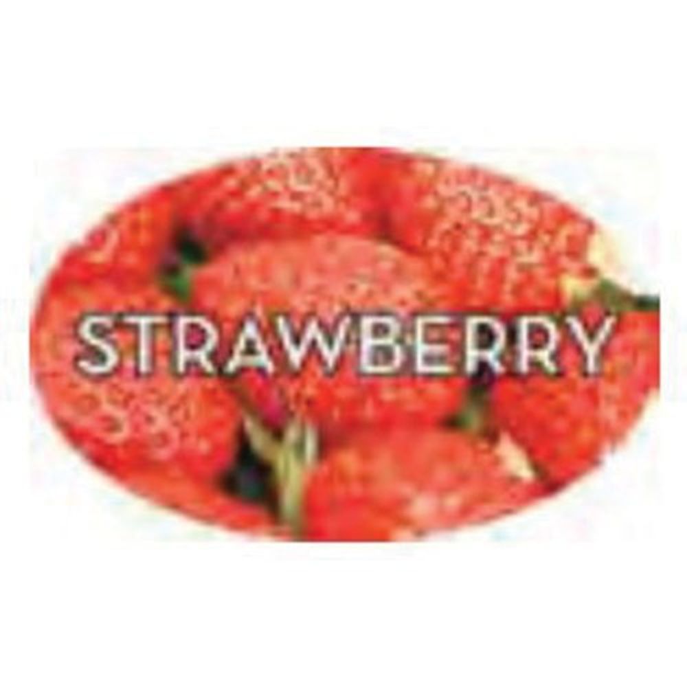 Bollin Small Strawberry Label, 1.25 X 2 Inch -- 500 Per Case