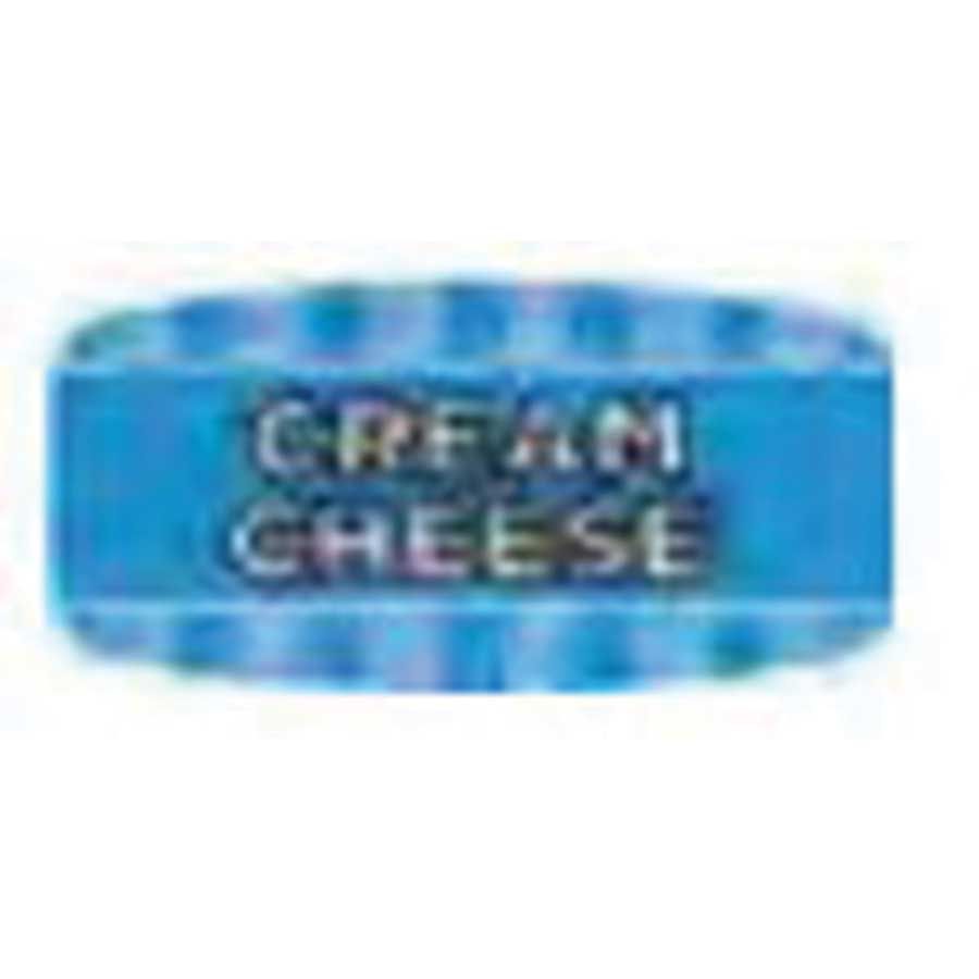 Bollin Mini Cream Cheese Flavor Label, 0.625 X 1.25 Inch, 1000 Per Roll