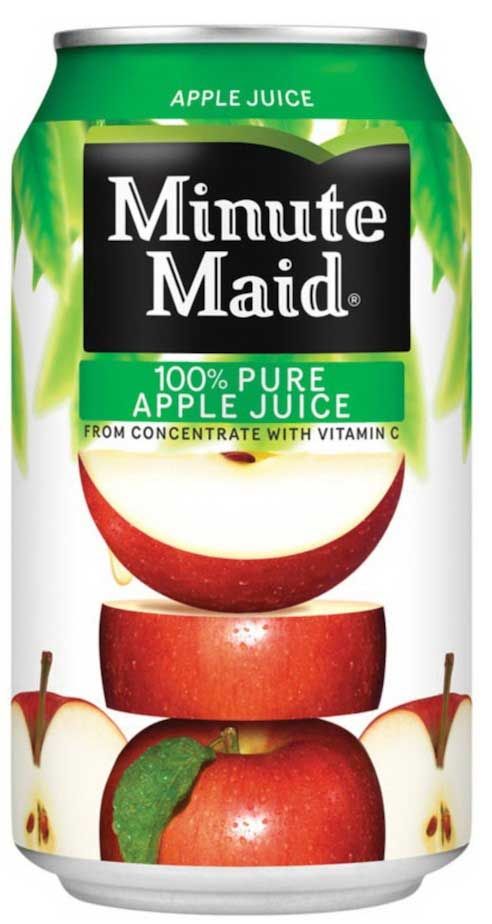 Minute Maid Apple Juice, 11 .5 Ounce -- 24 Per Case
