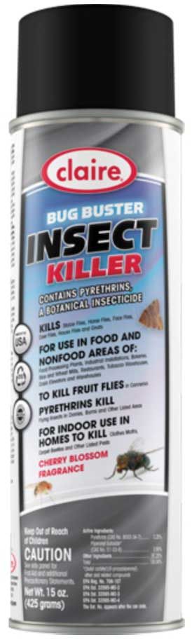 Claire Bug Buster Insect Killer, 20 Ounce Aerosol Can -- 12 Per Case