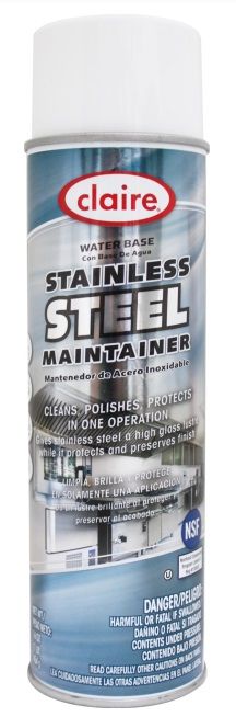 Claire Water Base Stainless Steel Maintainer, 20 Ounce -- 12 Per Case