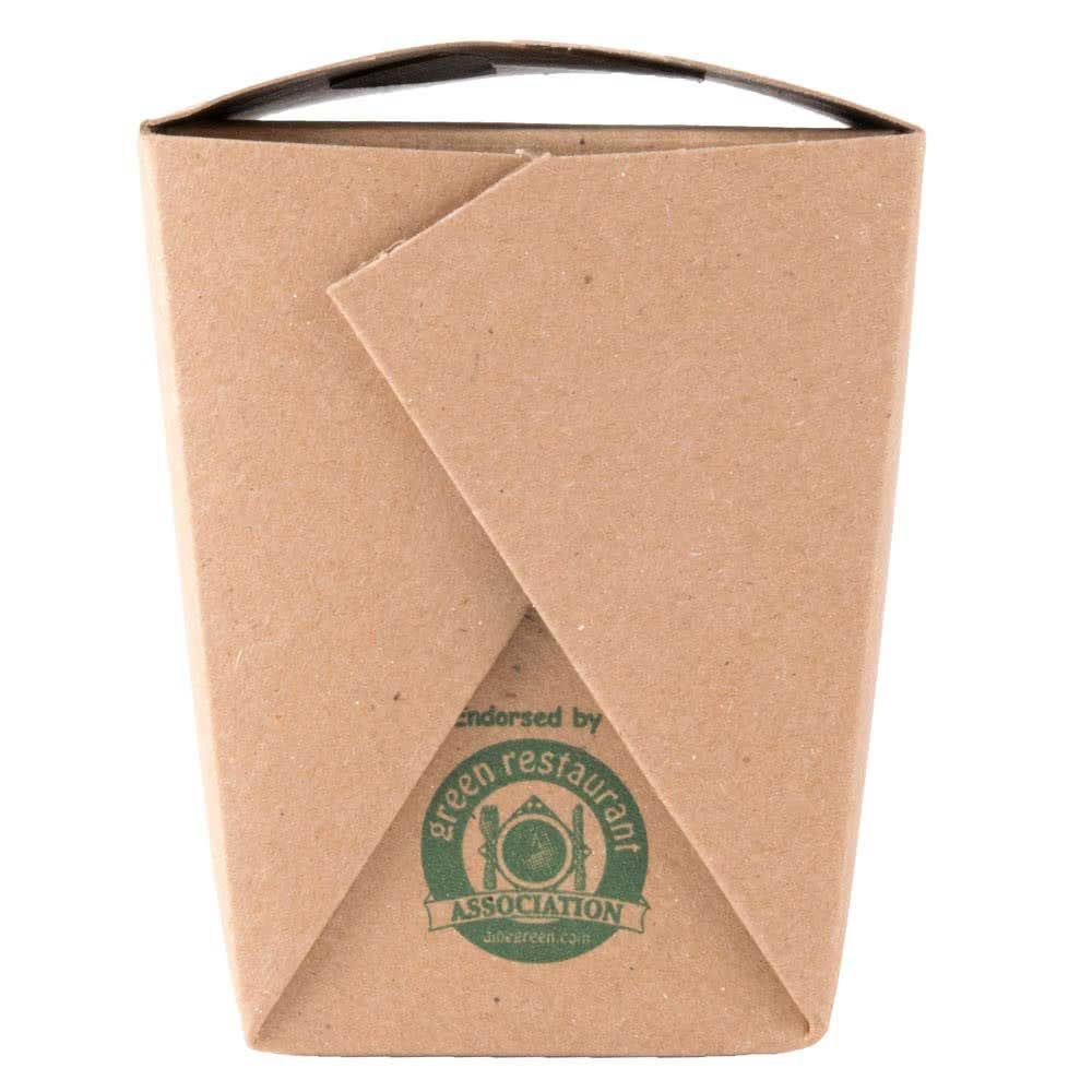 Westrock Fold-pak Brown Paper Rectangular Microwavable Food Pail, 3.25 Inch Height -- 450 Per Case