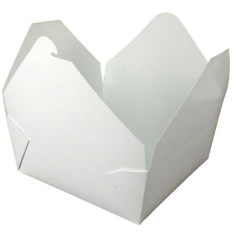 Westrock White Squat Food Container, 3.5 Height -- 120 Per Case