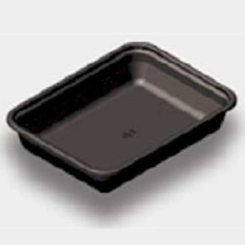 Sonoco Plastics Rectangular Black Cpet Tray -- 368 Per Case