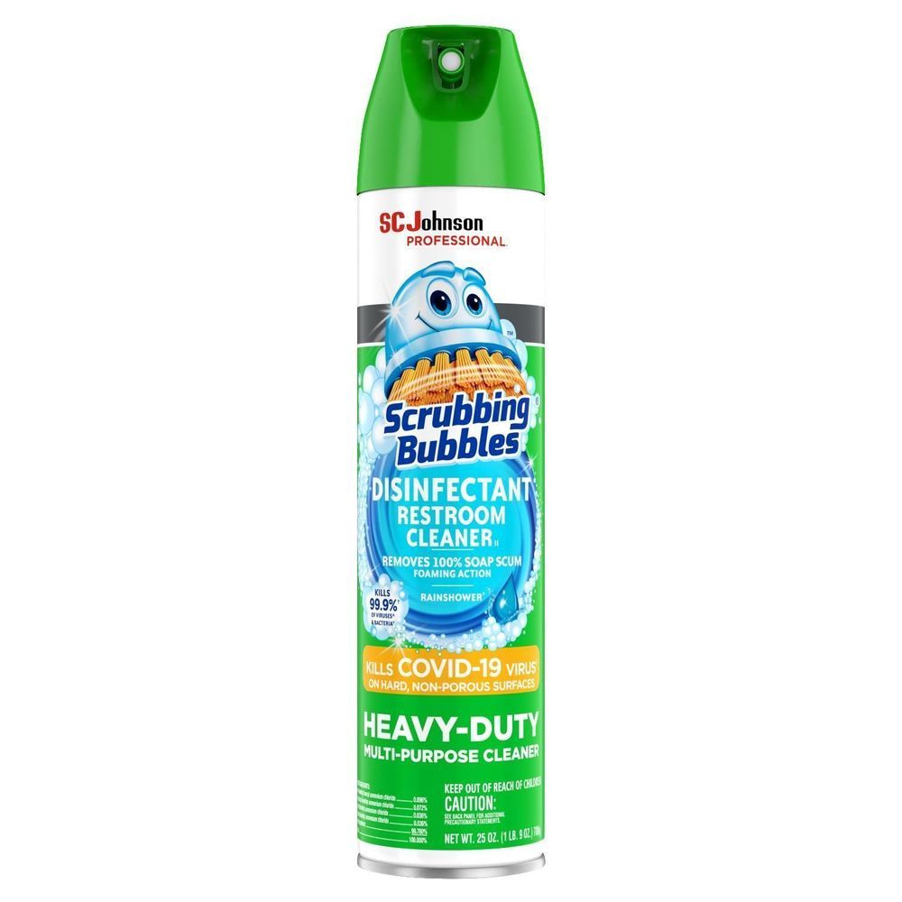 Scrubbing Bubbles Aerosol Bathroom Cleaner, 25 Ounce -- 12 Per Case