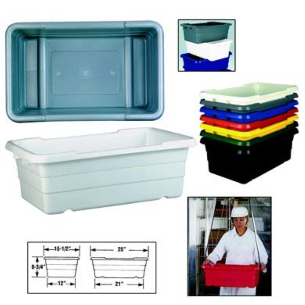 Hi-line Plastics Gray Toteall 2000 Molded Poly Box