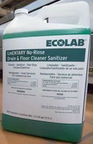 Kay Lmentary No-rinse Drain And Floor Cleaner Sanitizer, 2 Gallon -- 2 Per Case