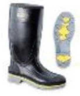 Honeywell Servus Xtp Black/yellow/gray Pvc Knee Boots, 15 Inch