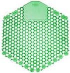 Fresh Green Cucumber Melon Wave 3d Urinal Screen, 7 X 6.5 X 0.66 Inch -- 60 Per Case