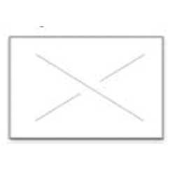 Garvey 25 X 16 Mm White Label For 25 Promo 25-88, 25-99 And 25-10/10 2 Line Labeler, 8 Rolls Per Dleeve -- 20 Sleeves Per Case