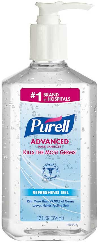 Purell Instant Hand Sanitizer Gel, 12 Ounce -- 12 Per Case