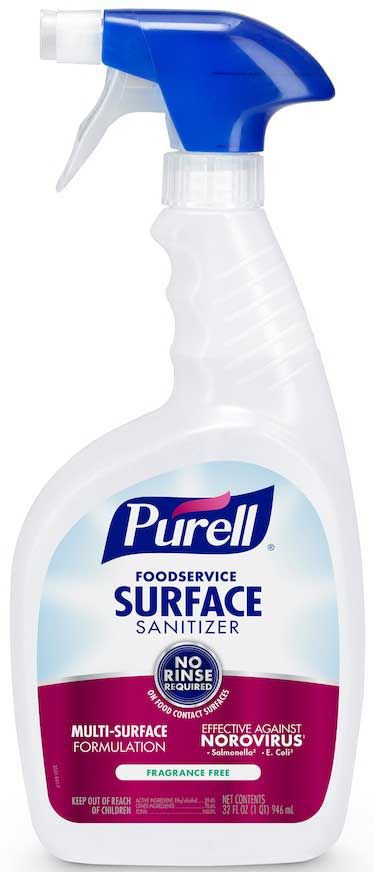 Purell Foodservice Surface Sanitizer Spray, 32 Ounce -- 6 Per Case