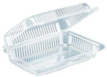Inline Plastics Pete Hinged Container, 40 Ounce -- 300 Per Case