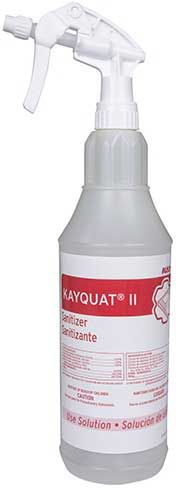 Kay Clear Multi-surface Sanitizer Spray Bottle, 32 Ounce -- 3 Per Case