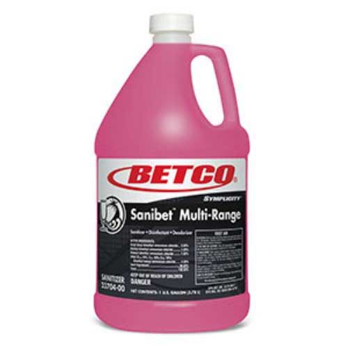 Betco Symplicity Sanibet Multi-range Sanitizer, 1 Gallon Bottle -- 4 Per Case