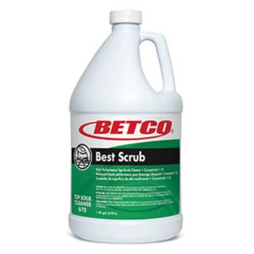 Betco Green Top Scrub Cleaner, 1 Gallon -- 4 Per Case