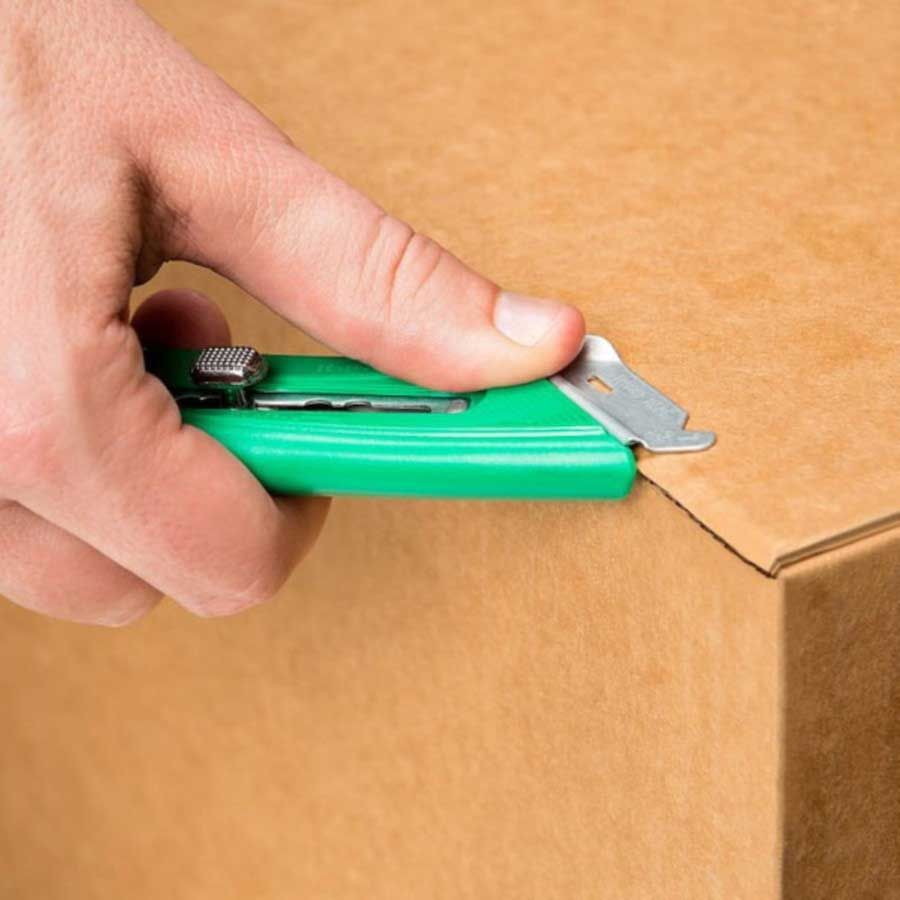 Pacific Handy Cutter Green Right Hand Safety Cutter -- 12 Per Case