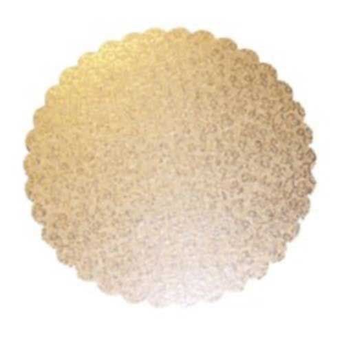 Menasha Gold Paper Board Round Cake Circle -- 200 Per Case