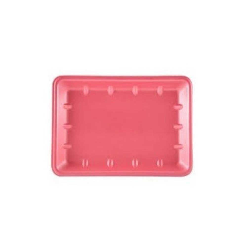 Dolco Pink 1014s Expanded Polystyrene Foam Tray -- 100 Per Case