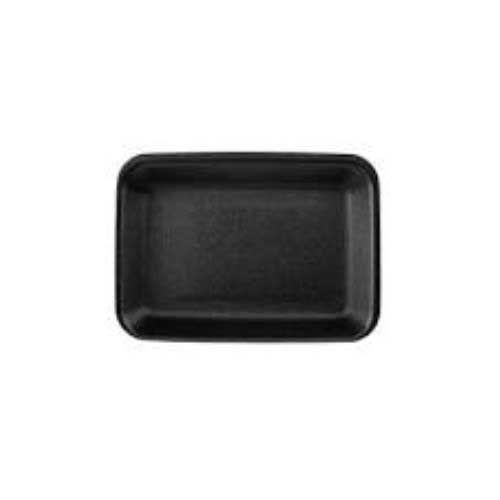 Dolco Packaging Black Expanded Polystyrene Foam Meat Tray -- 500 Per Case