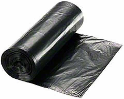 Berry Global Bulldog Linear Low Density Polyethylene Black 1.5 Mil Coreless Can Liner Roll, 40 X 33 Inch -- 100 Per Case