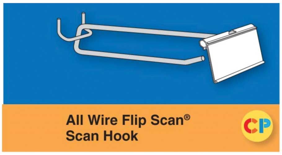 Trion Flip Scan Hook And Holder, 11 Inch -- 100 Per Case
