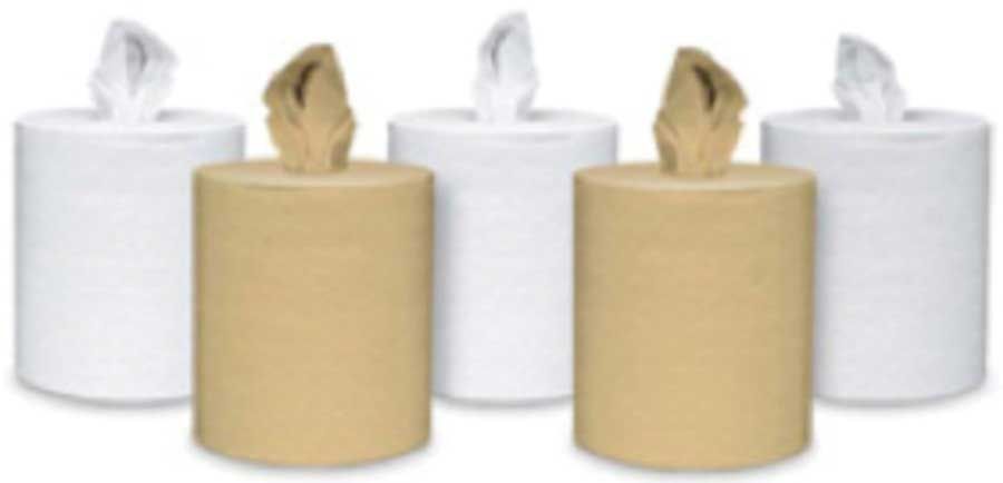 Von Drehles White 1 Ply Centerpull Paper Towel -- 6 Per Case