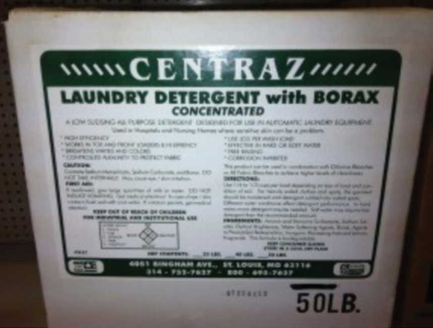 Centraz Laundry Soap With Borax, 50 Pound