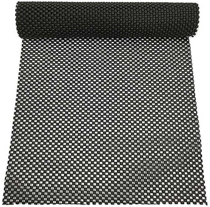Bunzl Prime Source Black Mesh Shelf Liner, 36 X 60 In, 1 Roll