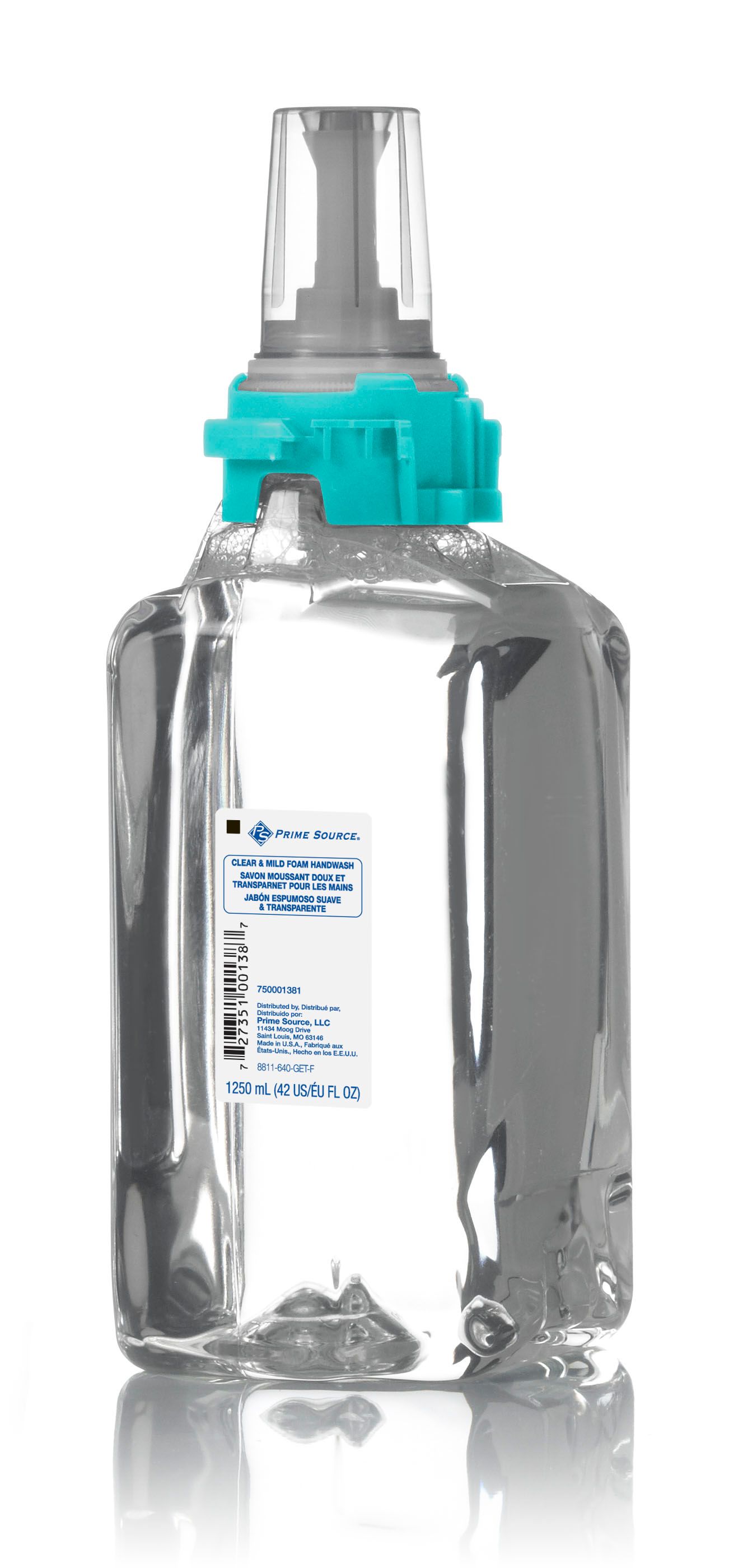 Gojo Prime Source Clear And Mild Foam Handwash Refill, 1250 Ml -- 3 Per Case