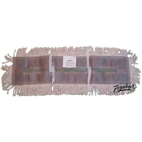 Zephyr Cotton Dust Mop Head, 5 X 24 Inch -- 6 Per Case