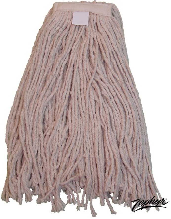 Zephyr Number 32 1.25 Inch Plain Poly Headband Bbl Cotton Cut End Wet Mophead -- 12 Per Case