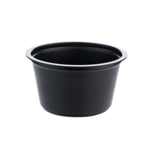 Master Agents Black Portion Cup -- 2500 Per Case